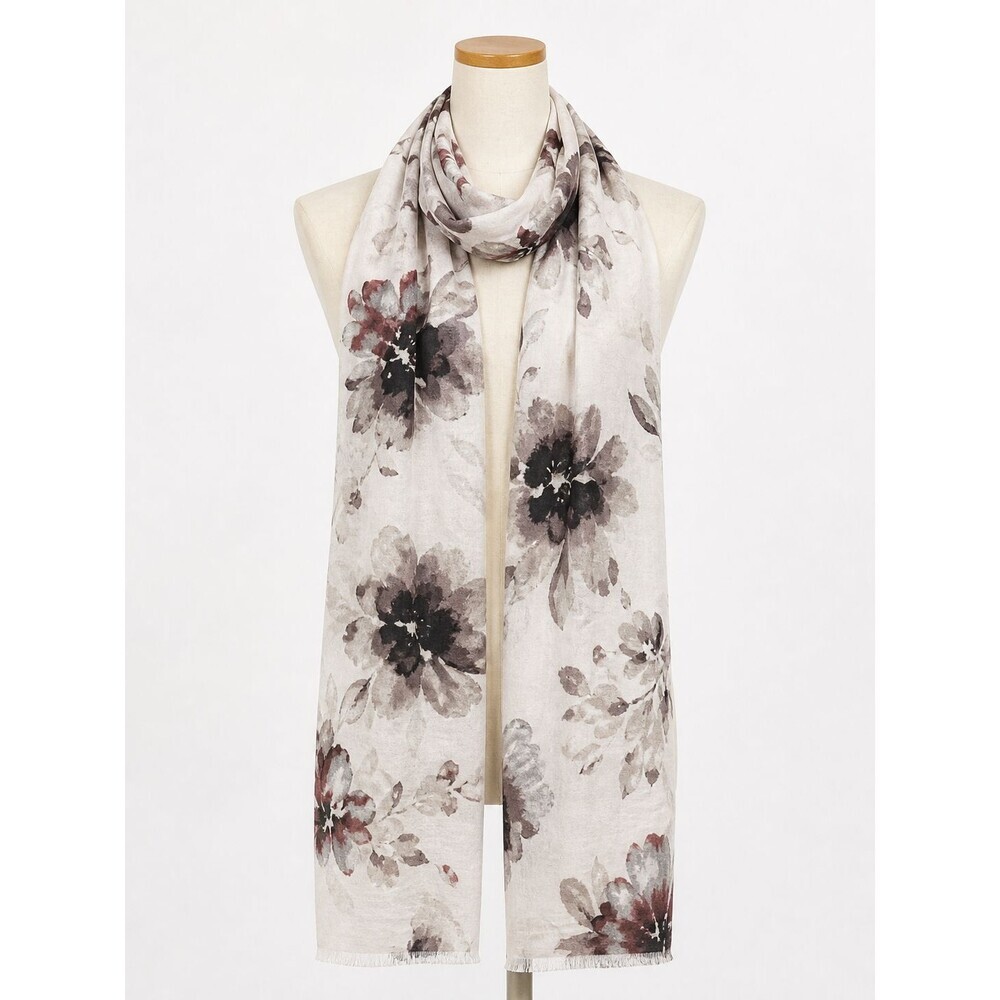 New Vince Camuto Scarf Wrap Floral Print Sustainable Fabric SO SOFT!!!!!